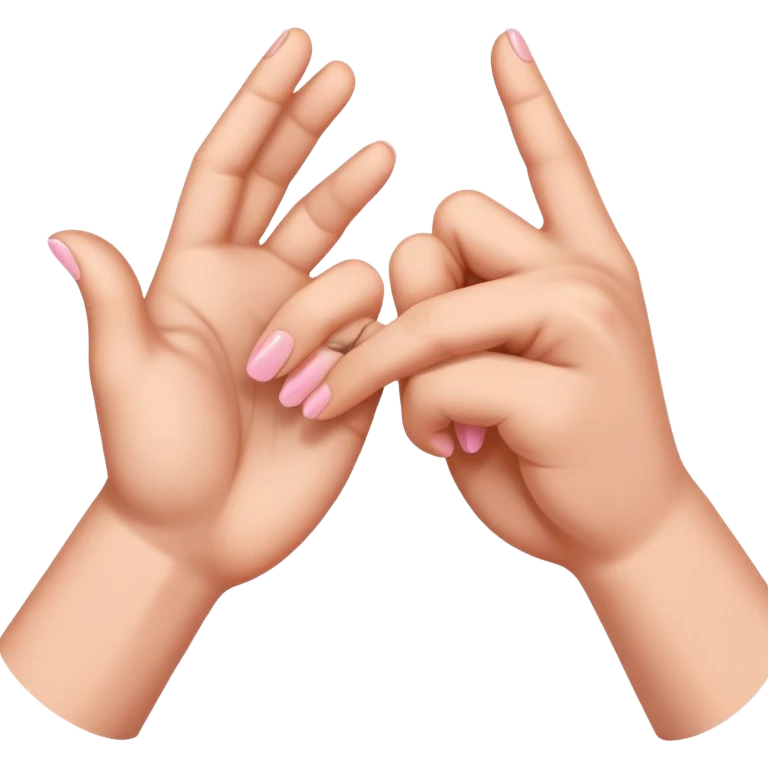 Kleiner Finger Schwur  emoji