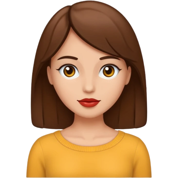 Zezette de femme blanche brune nue emoji