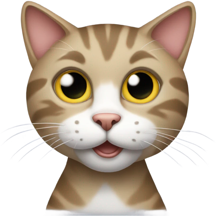 cat with iphone emoji