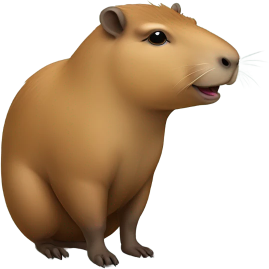 Capybara school teacher emoji