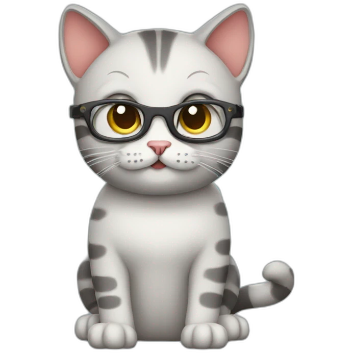 Programmer cat emoji