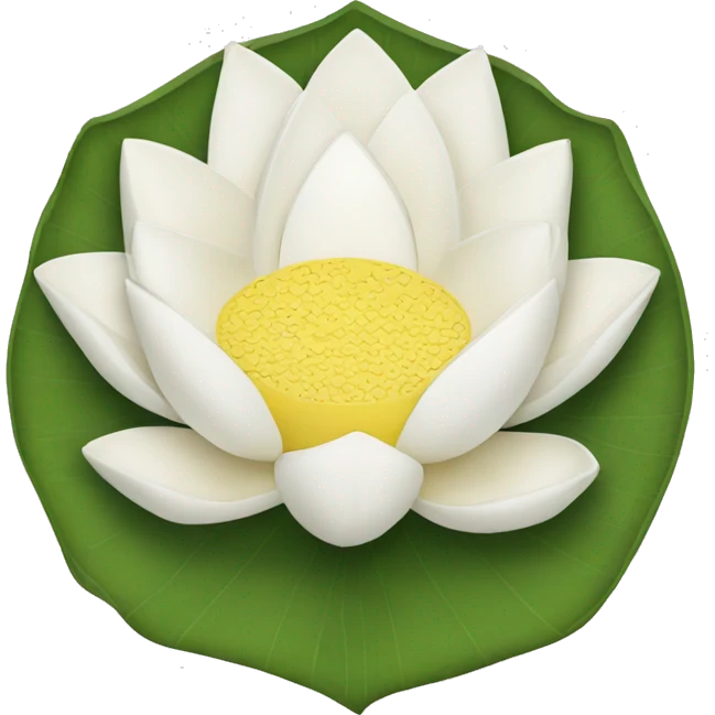 White lotus emoji
