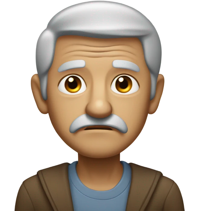 Old man looking at someone like their an idiot  emoji
