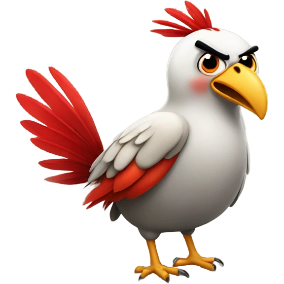 angry bird  emoji
