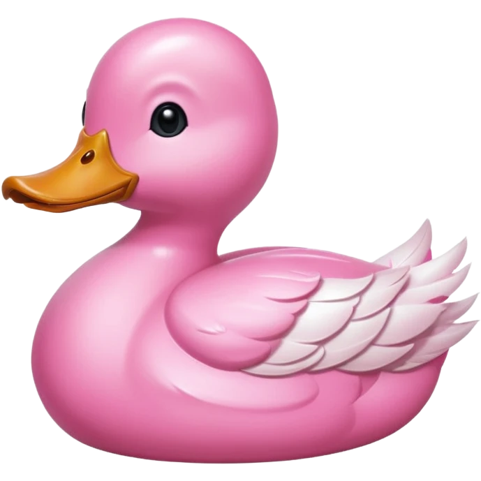Swimming Duck light pink emoji