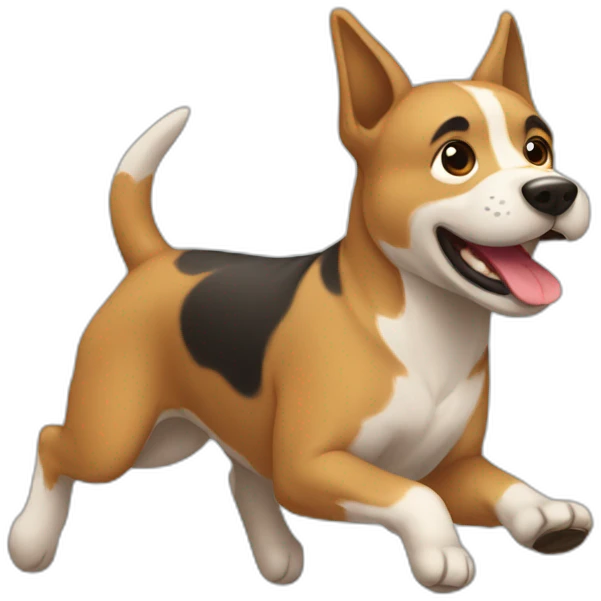 Perro corriendo emoji