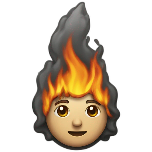 Palestine burning emoji