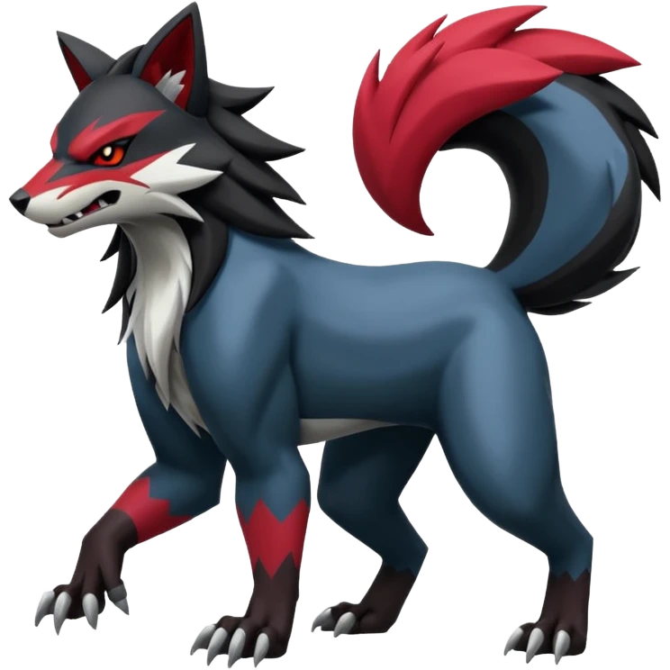 Zeraora-Zoroark-Obstagoon--fusion emoji