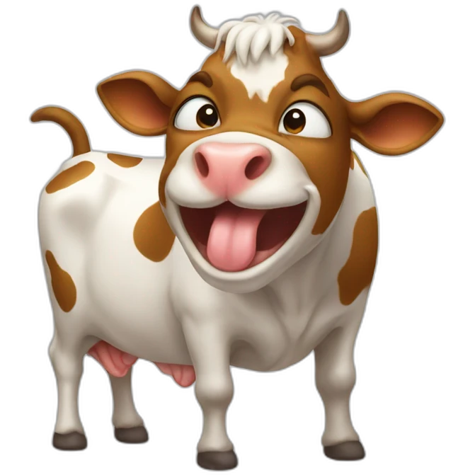 cat-licking-cow emoji