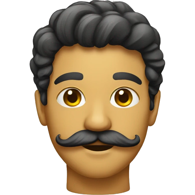 Brazilian with mustache  emoji