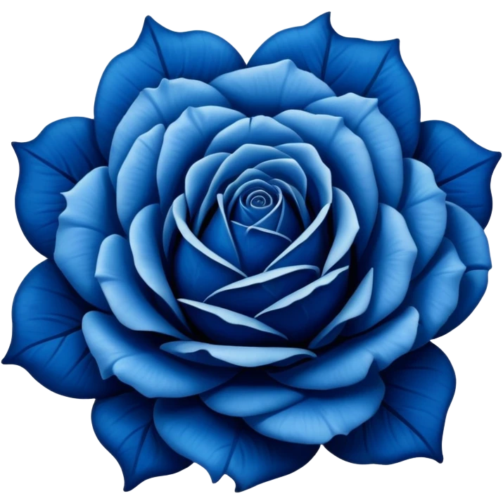 blue rose emoji