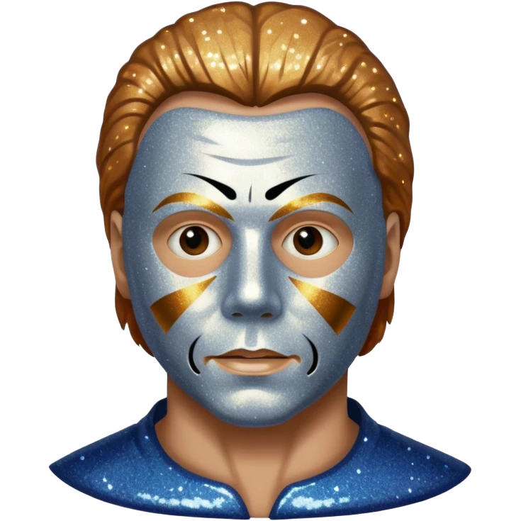 Glitter Michael Myers emoji