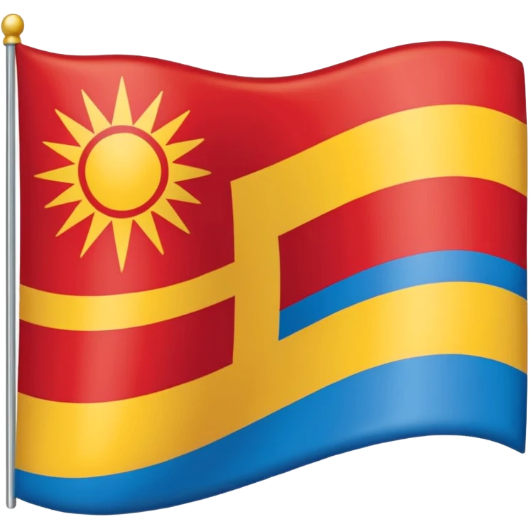 Mach mir einen Emoji aus der Aramäischen Flagge emoji