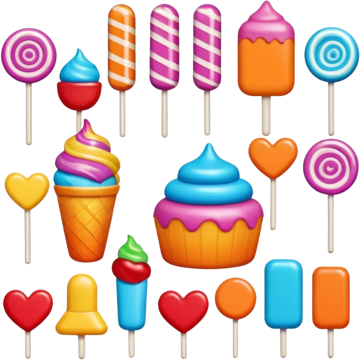 personified candy sweet treats emoji
