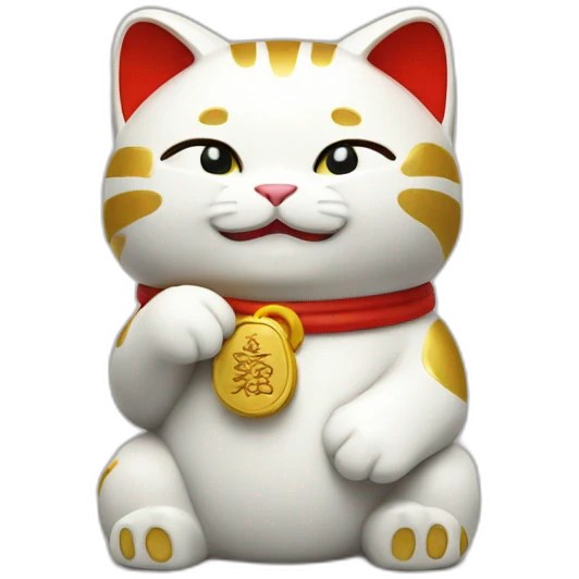 maneki neko passed university emoji