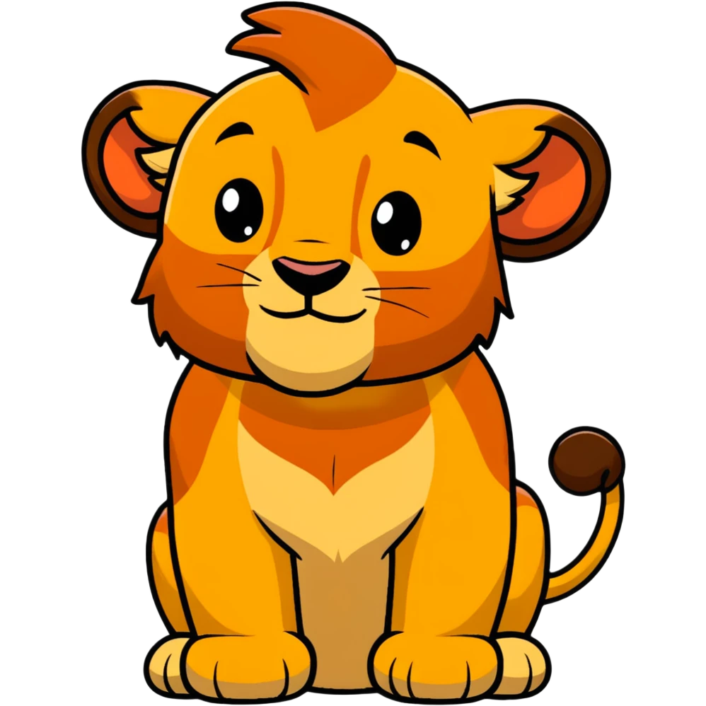 Simba from Disney emoji