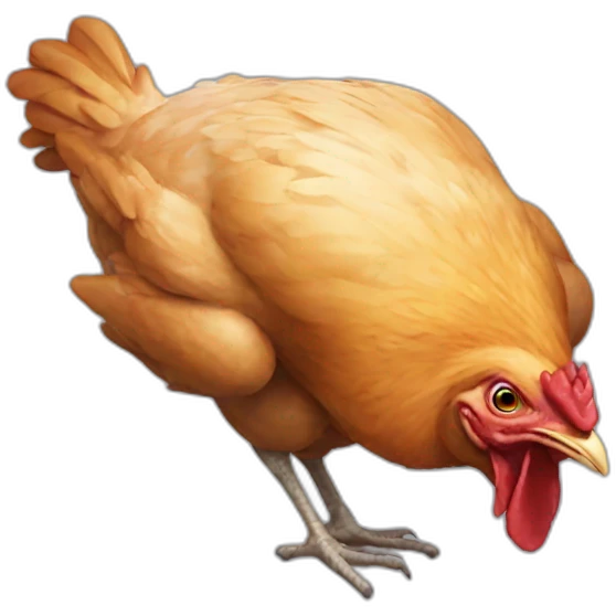 Dead chicken emoji