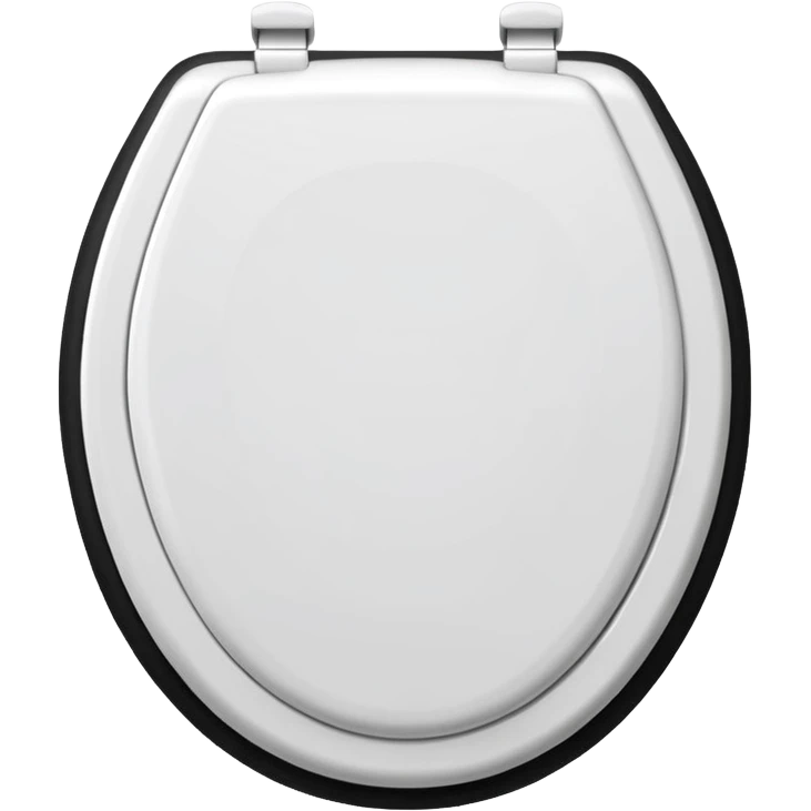 Toilet seat covef emoji