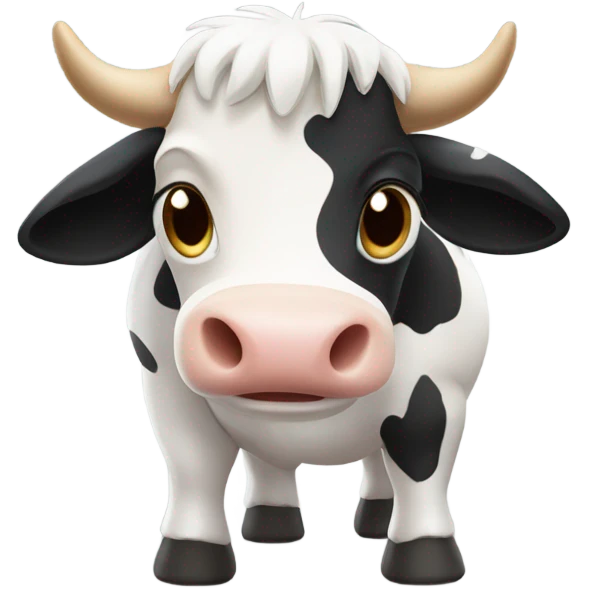 Romanian cow emoji
