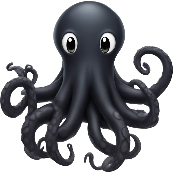 black tentacle emoji