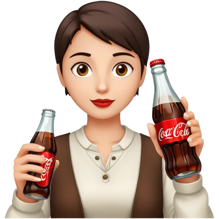 Drinking Coca Cola emoji