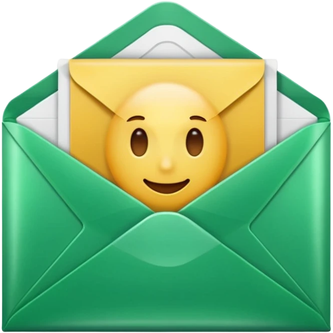 A simple emoji-style icon of a transparent green plastic gym folder envelope, slightly open, with clean edges, soft shine, and subtle shading, conveying fitness organization and active lifestyle.

 emoji