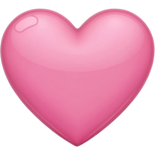 Coeur rose emoji