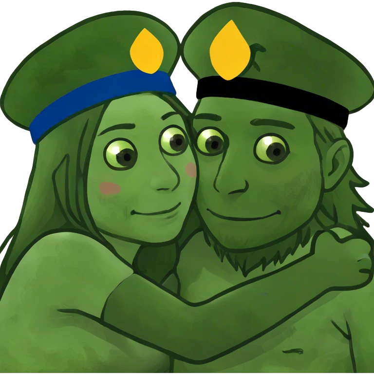 Man and woman hugging each other  emoji