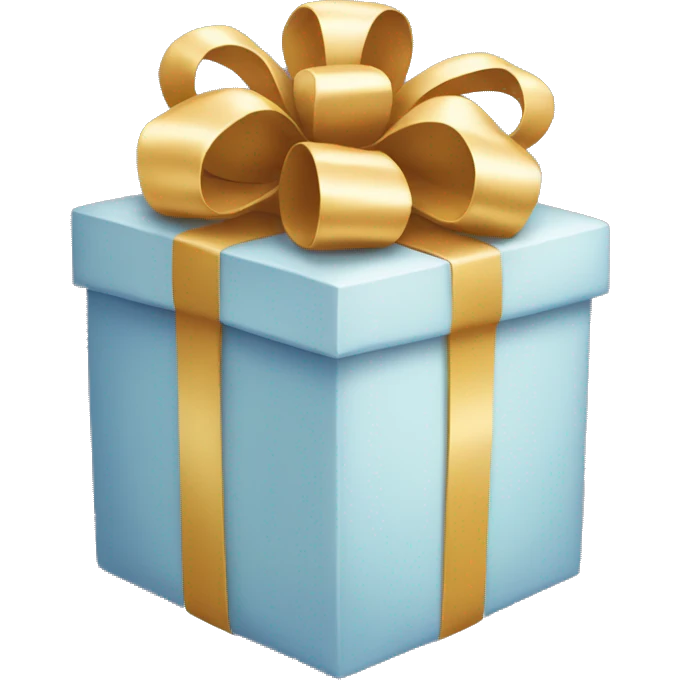 Two gift packages emoji