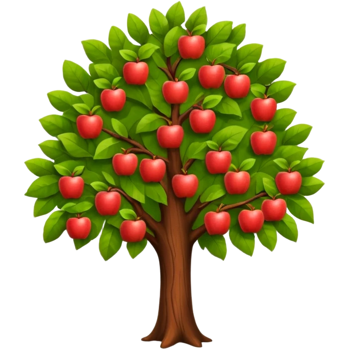 Apple tree emoji