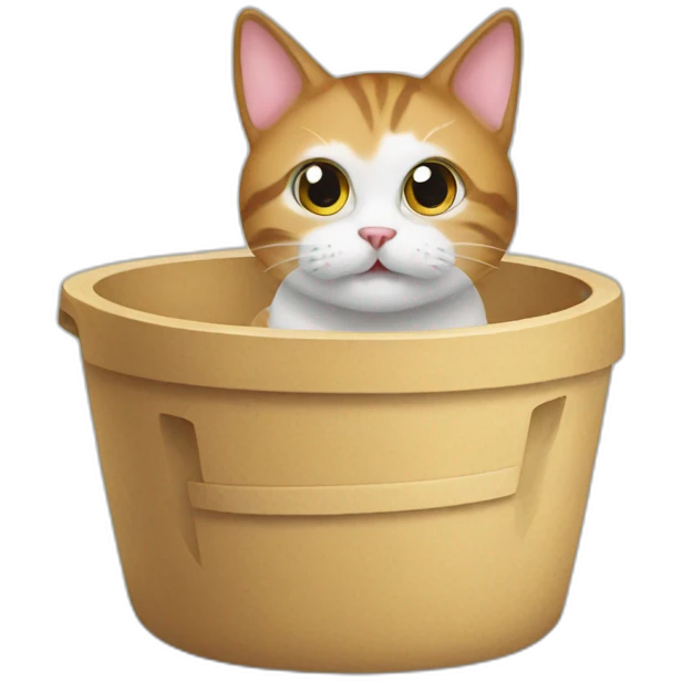 Cat litter emoji