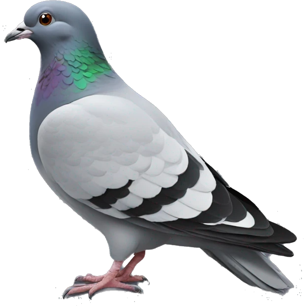 pigeon side profile emoji