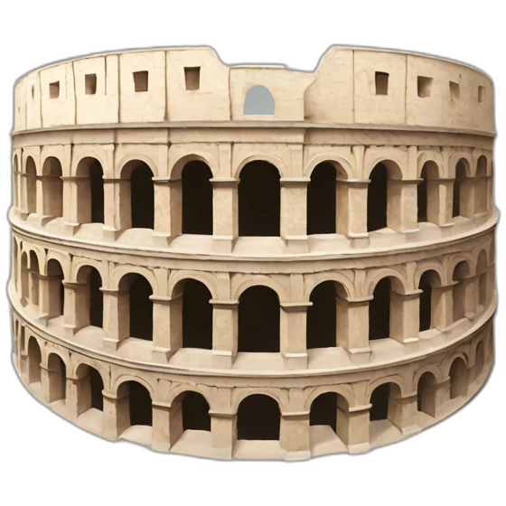 colosseum with arms emoji