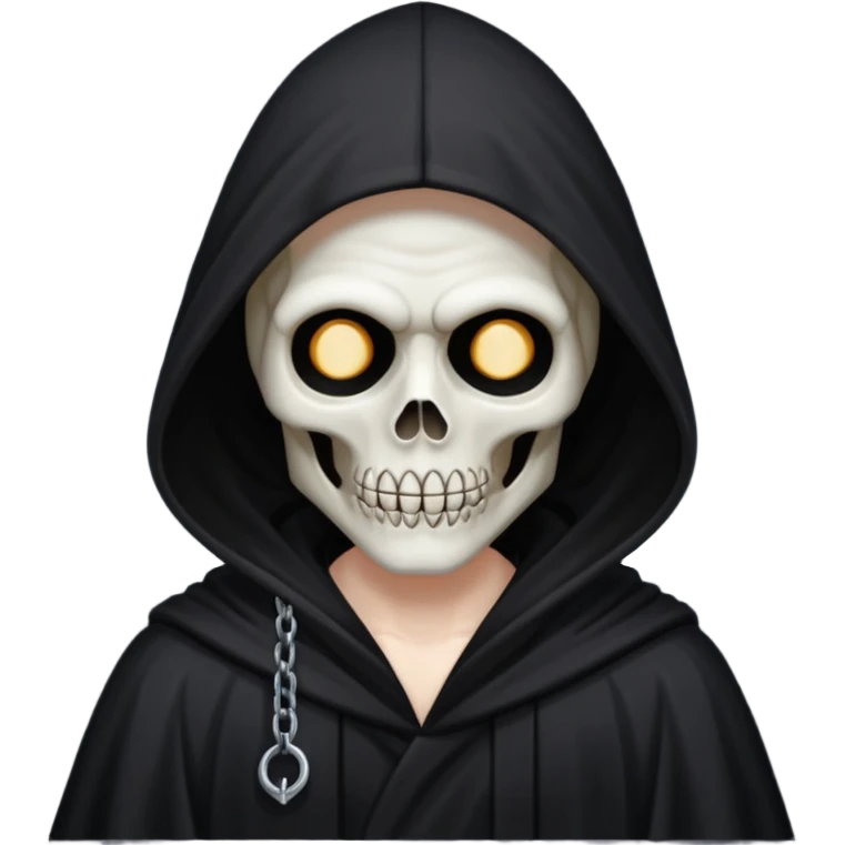 grim ripper without showing his face just him in his black rope emoji