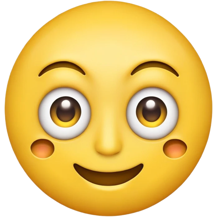 double smile. Take 2 regular yellow face smile emojis and compile them into one, so we have 3 eyes and a single smile as a result emoji