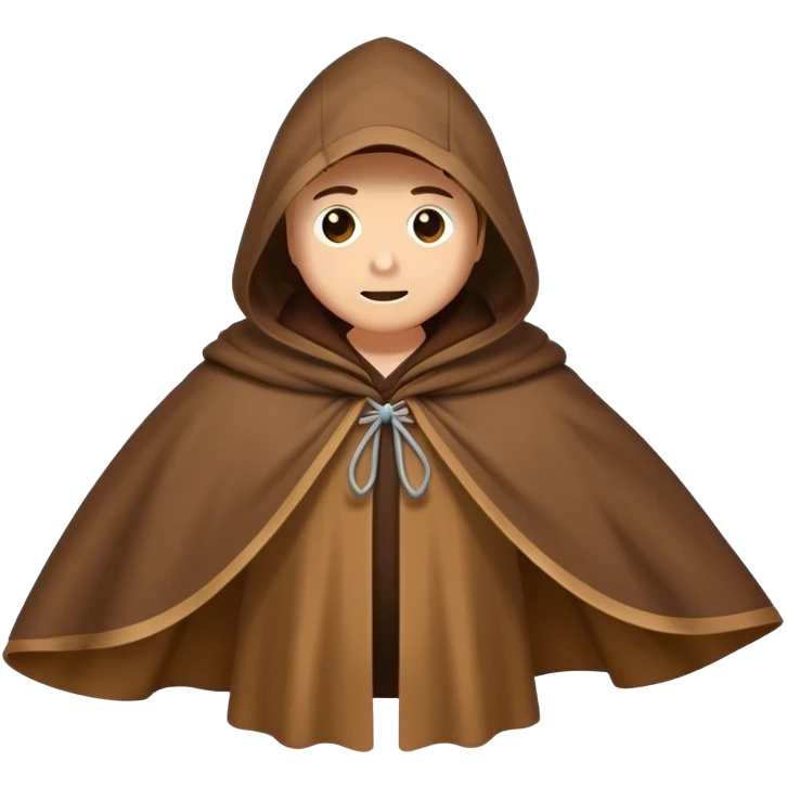 brown cloak emoji