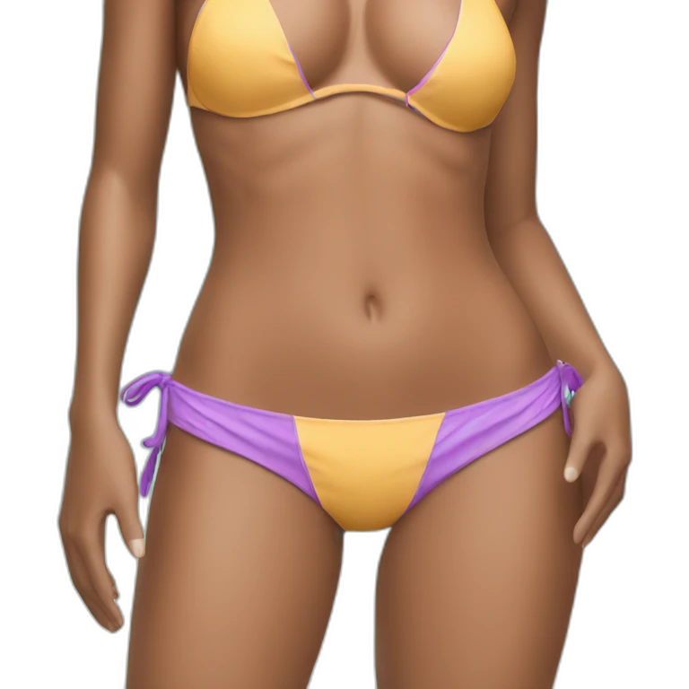mini-bikini-woman emoji