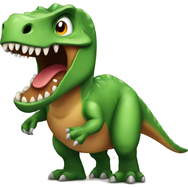 angry dinosaur  emoji