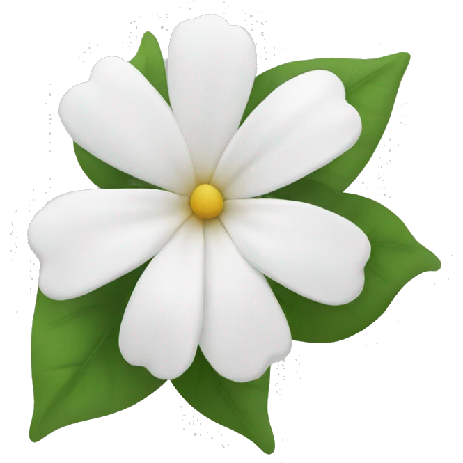 Whit flower emoji