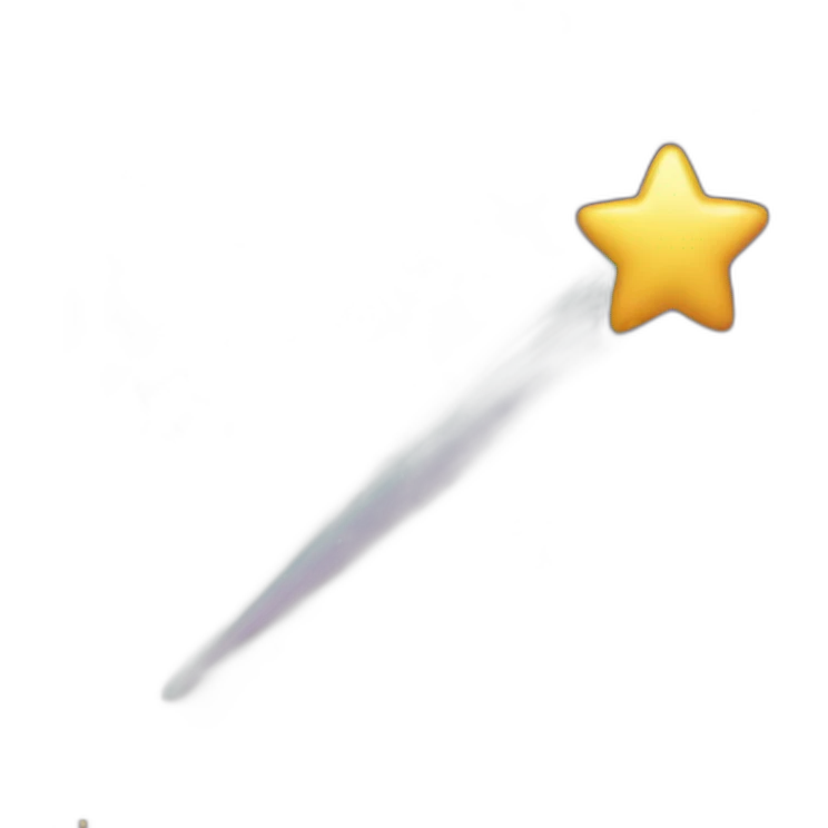 Shooting Star Space emoji