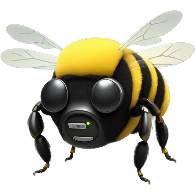 Bumble bee playing games emoji