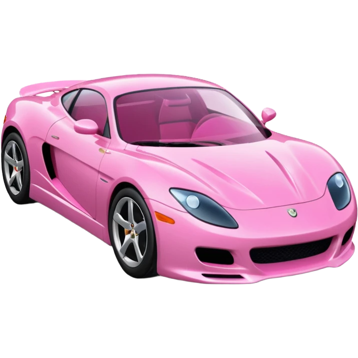 Pink car emoji 🚗 emoji