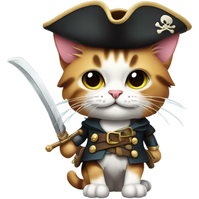 Pirate cat  emoji