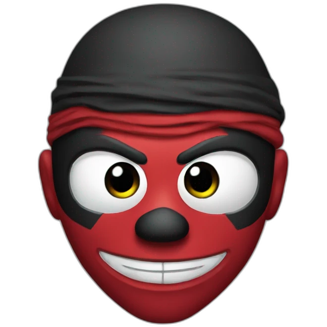 Ninja clown emoji