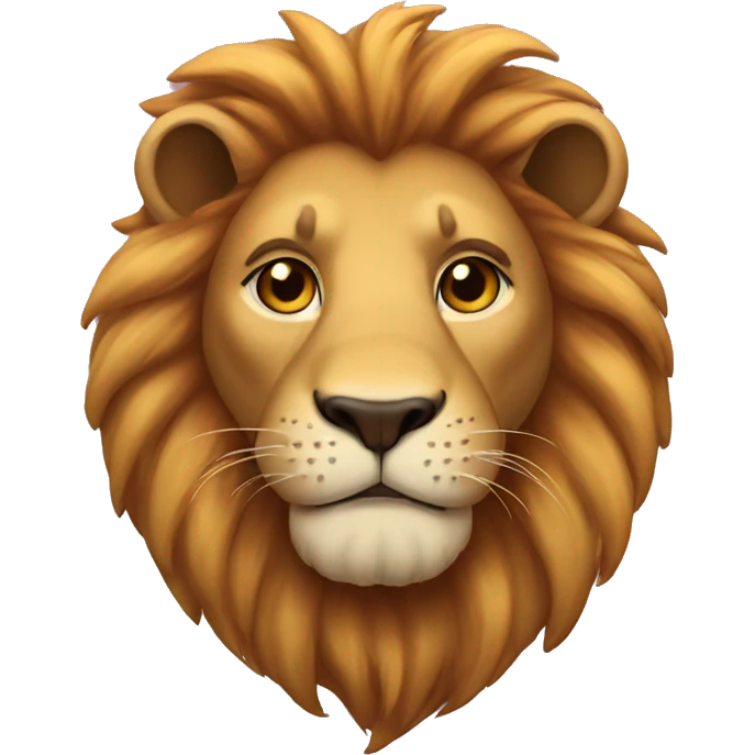 Lion in love  emoji