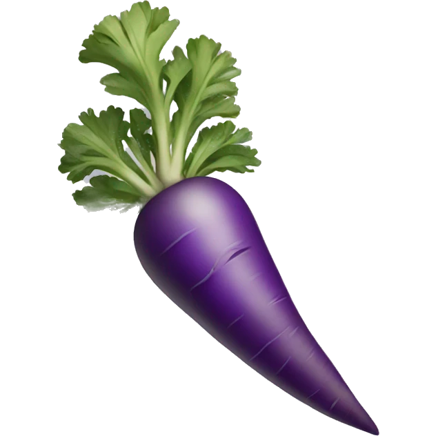 Purple carrot emoji