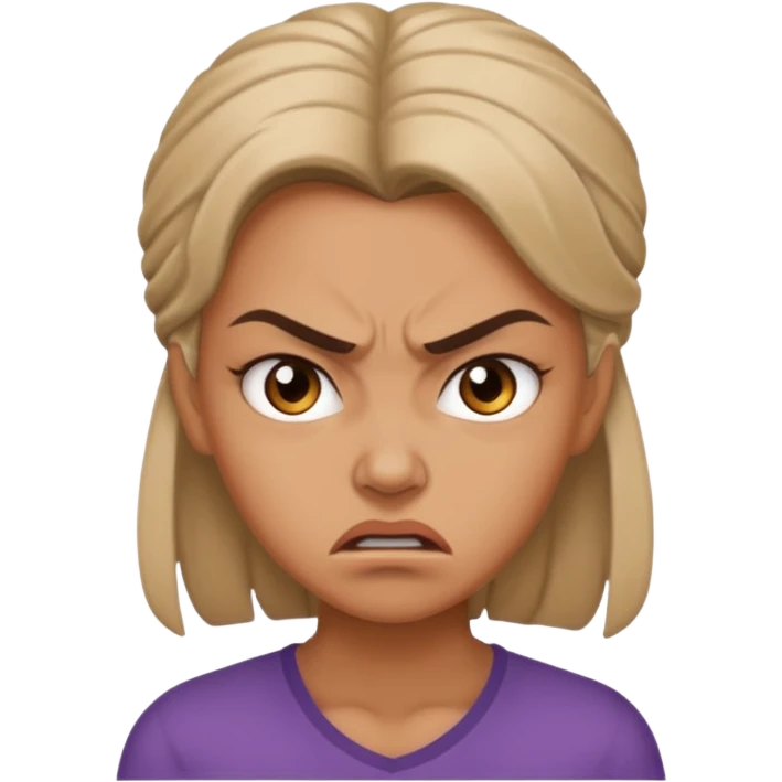 Angry woman emoji