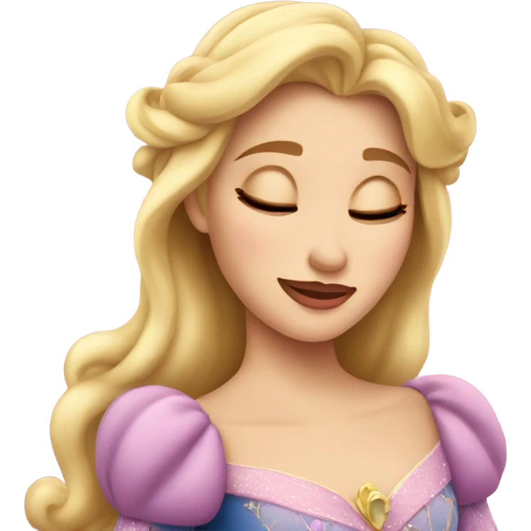 Sleeping beauty Disney emoji