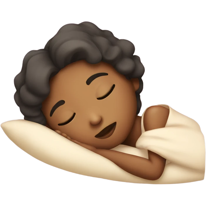 Sleep girl emoji