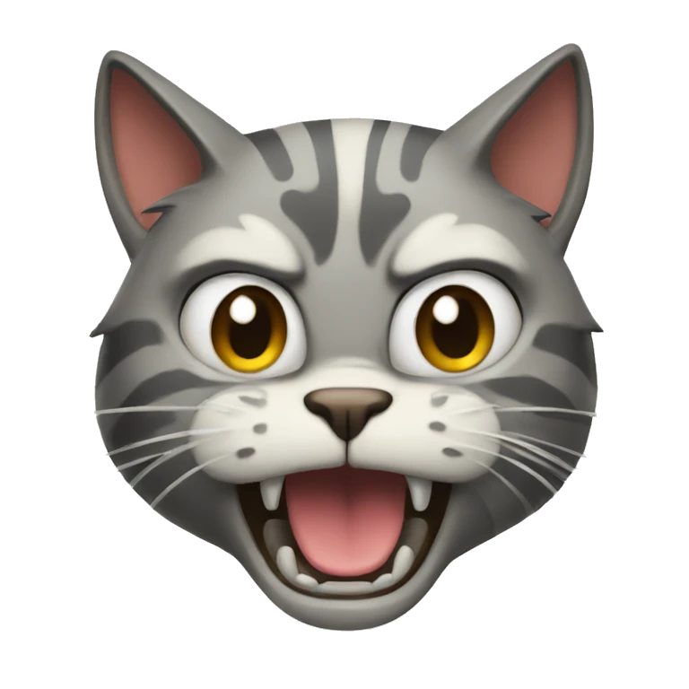 angry cat emoji
